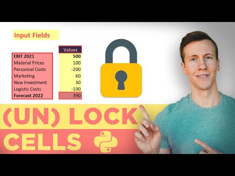 How to Lock Cells in Excel using Python 🔒 (by Cell Color, Font Style, Formula or Cell Value)