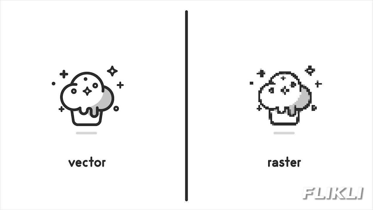กราฟิก แบบ raster 2022 Update What are Vector and Raster Graphics?