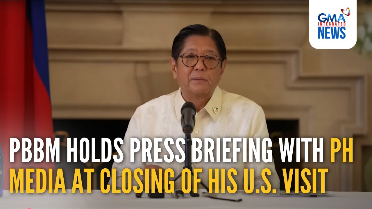 PBBM holds press briefing with PH media at closing of his U.S. visit | GMA Integrated News