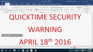 Celebrity Important Windows Security Warning for Quicktime April 18th 2016 Net Worth