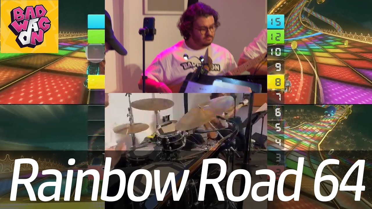 Raindbow Road 64 - Mario Kart 8 with a Live Band
