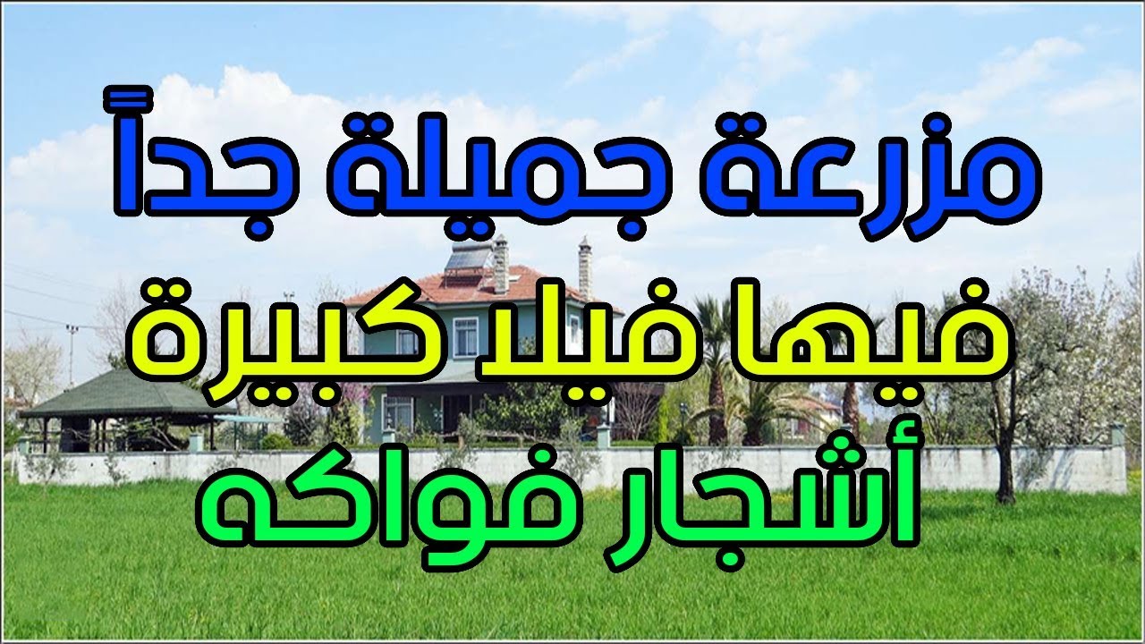 مزرعة جميلة جدا فيها فيلا كبيرة في ألتينوفا - يلوا - تركيا