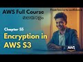 S3 Encryption | S3 Security | AWS Tutorial for beginners in Malayalam