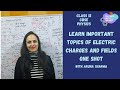 Class 12 Physics | CBSE | Important topics | Electric charges and fields| One shot