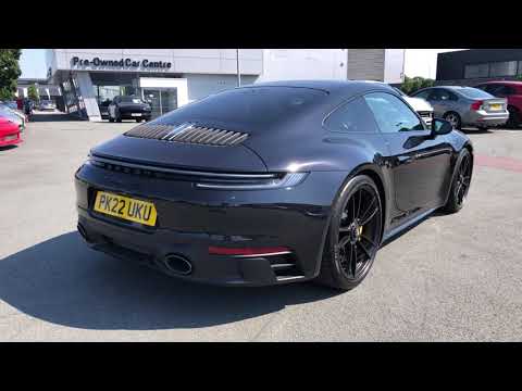 2022 Porsche 911 Carrera 4 GTS, in Jet Black Metallic