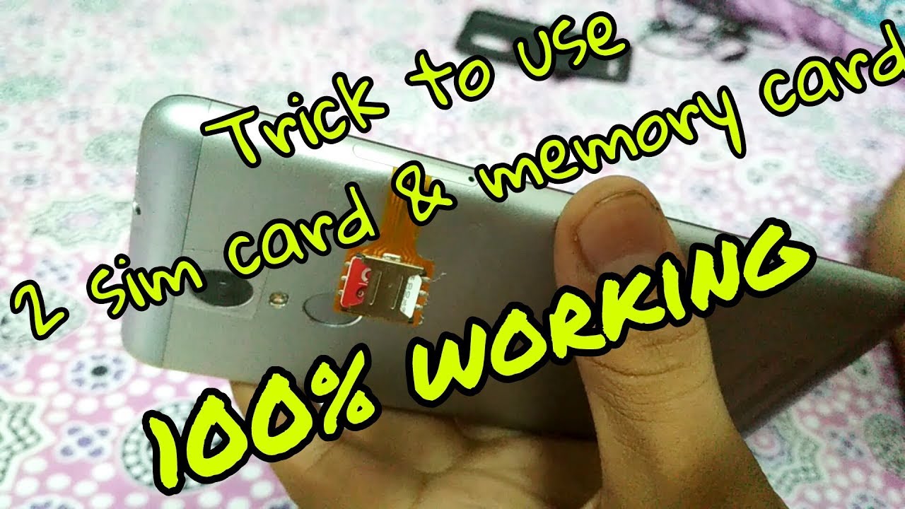 Trick to Use 2 Sim card and memory Card in Hybrid Sim slot phones redmi ...