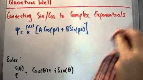 Intro to Quantum 5 a : Converting to Complex Exponential