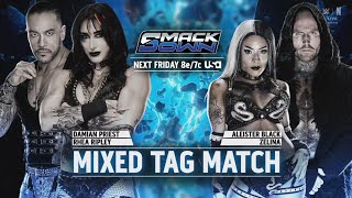 Rhea Ripley & Damian Priest Vs Aleister Black & Zelina Smackdown Dec 12, 2025 Part 1