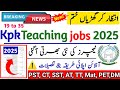 kpk teacher jobs online apply 2025|How to online apply for kpk Pst, CT, SST, MD job 2025¦#kpkteacher