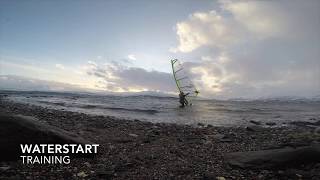 Water(beach)start training - my first attempt
