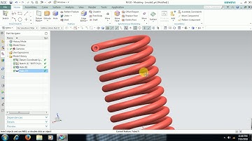 HELICAL SPRING CREATION IN UG NX