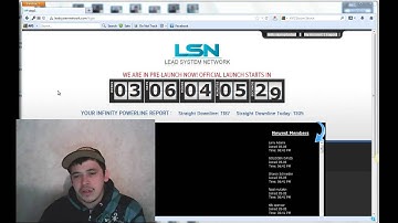 LSN Update - Lead System Network Update As Of Now.. GET READY!