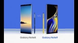 Samsung Galaxy Note 8 vs Note 9