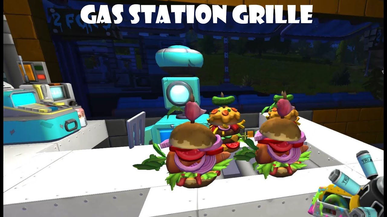 Scrap Mechanic Gas Station Grille YouTube