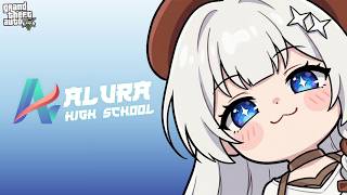 PAGI SAMPAI SORE SEKOLAH DI RL, MALEMNYA SEKOLAH DI RP【Mochi Rawr】#AluraHighSchoolRP