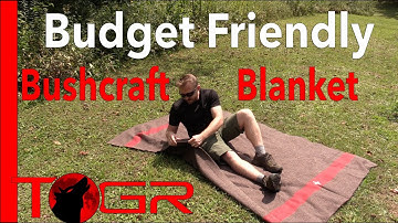 Budget Friendly Bushcraft Blanket - Swiss Heavyweight Blanket