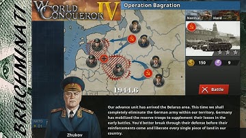 Allies Campaign Operation Bagration #7 (No Generals) World Conqueror 4