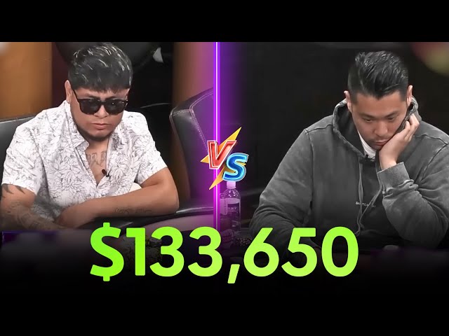 MONSTER POT $133,650 With TWO PAIR At Live Cash Game