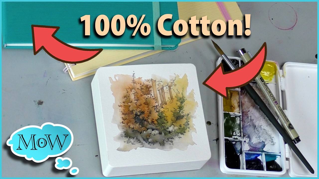 Get Ready for Plein Air? New 100% Cotton Sketchbooks to Get You Started. Review.