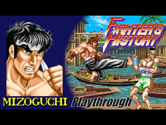 Fighter's History (Arcade) - Mizoguchi Playthrough - YouTube