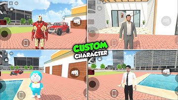 HOW TO ADD CUSTOM CHARACTER IN INDIAN THEFT AUTO SIMULATOR GAME 🤯 || TOP CHARACTERS