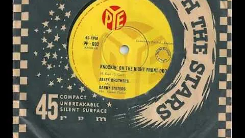 The Allen Brothers & The Barry Sisters - Knockin' On The Right Front Door - 1961 - Pye PP-092