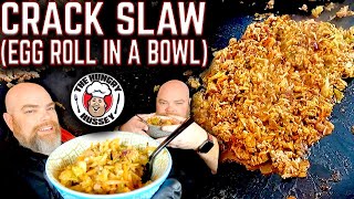 CRACK SLAW ON THE GRIDDLE! EGG ROLL IN A BOWL - THE HUNGRY HUSSEY'S SECRET LOW CALORIE STIR FRY! by WALTWINS 6,668 views 3 months ago 11 minutes, 29 seconds