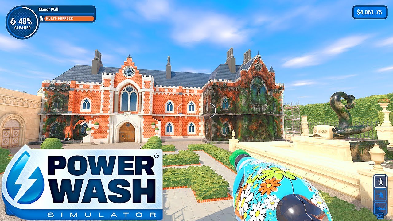 Clean Tomb Raider's filthy mansion in new Powerwash Simulator free DLC