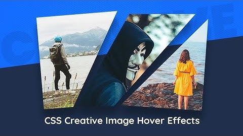 CSS Creative Image Hover Effects | Using CSS Clip Path to Create Awesome Effects