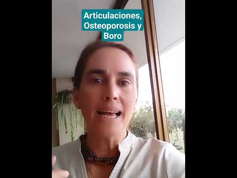 Articulaciones,  Osteoporosis y Boro.