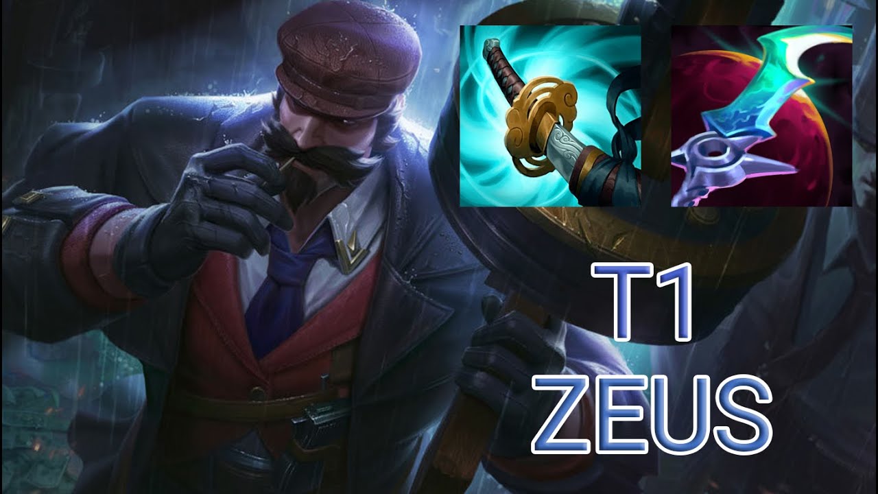 T1 Zeus Graves Top VS Aatrox | KR Challenger Patch 13.22