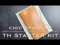 Chic Sparrow Travelers Notebook Starter Kit Unboxing | Austen Emma