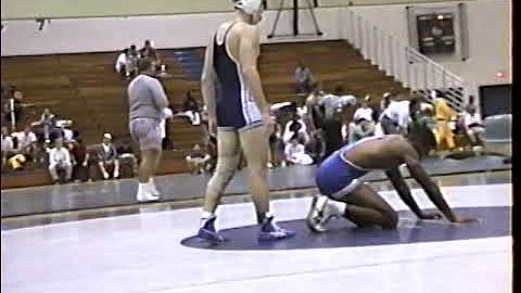 1990 91 UNC Wrestling East Straughburg and Eastern Nationals 11 2 90 Shane Camera Dean Moscovic Dav