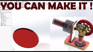Solidworks Complete Project Stirling Engine-20-Heat Exchange Piston Head PART DESIGN-STEP BY STEP