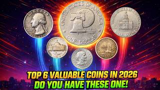 Top 6 Rare US Coins Worth MILLIONS! Susan B. Anthony, Sacagawea & More Hidden Treasures! 💰