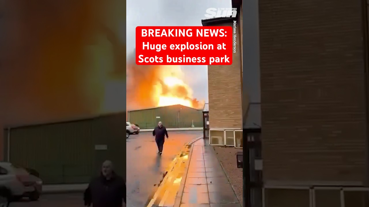 BREAKING NEWS: EXPLOSIONS at Scots business park as fire crews lock down scene