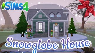 ADORABLE Snow Globe House Build! ❄️☃️| Speed Build | The Sims 4
