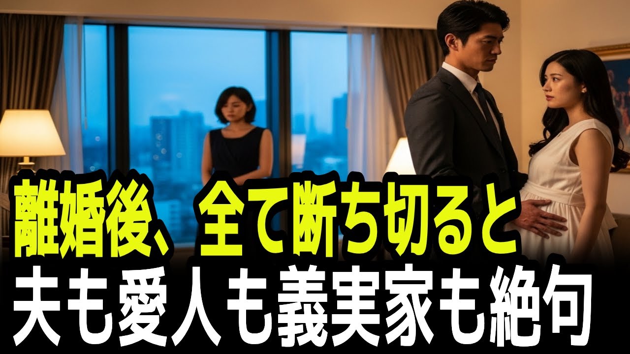 離婚後、夫の実家への金銭援助を全て断ったら、妊娠した不倫相手と夫、そして夫の実家は言葉を失い驚愕しました|老後の話|ラジオストーリー|オーディオブック
