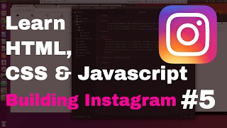 Learn HTML CSS and Javascript By Building Instagram #5 - Build Card Container