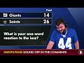 The New York Giants Are A Joke | Giants vs. Saints INSTANT REACTION