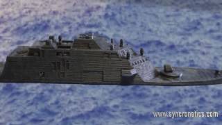 3D of USS Freedom combat ship