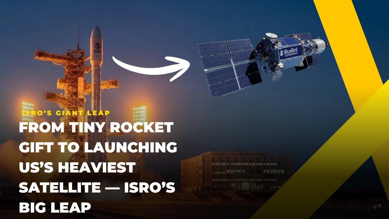ISRO to Launch America’s Heaviest Satellite from India | From Tiny Rocket to Global Space Power