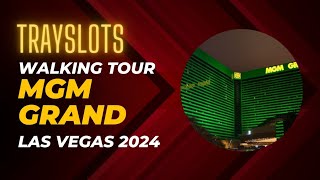 [4K] MGM GRAND CASINO LAS VEGAS LIVE WALKING TOUR 2024 | TRAYSLOTS Net Worth