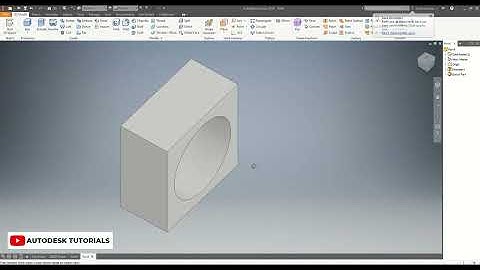 Autodesk inventor Tutorial for beginners