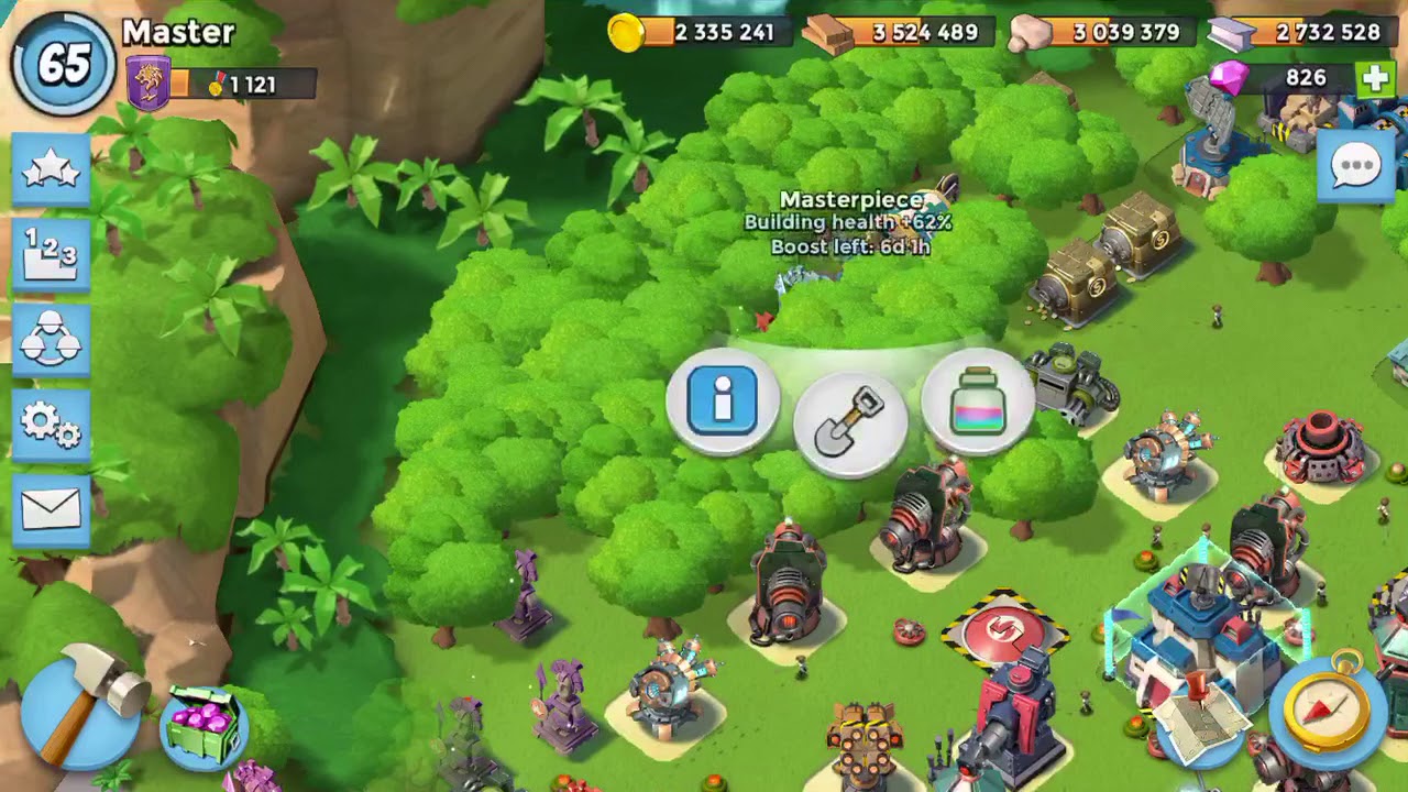 Boosting statues and planning have double troop damage &health and gunboat energy