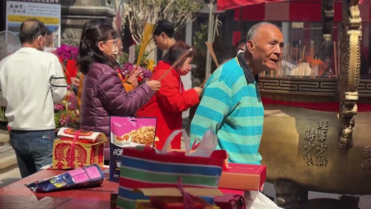 【彰化南瑤宮】大年初二走春！直擊百年古蹟修繕現場，人潮依舊擠爆！