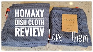 Top Rated / Best Selling  Dish Cloths HOMAXY Kitchen Dish Cleaning Cloths Review