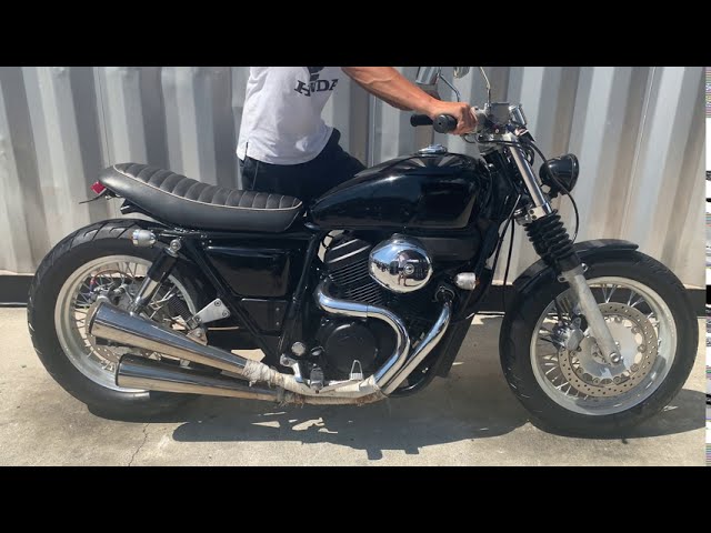 vrx400 車検残有り　始動動画有り　400cc ヤフオク VRX400ロードスター エンジン始動動画 - YouTube