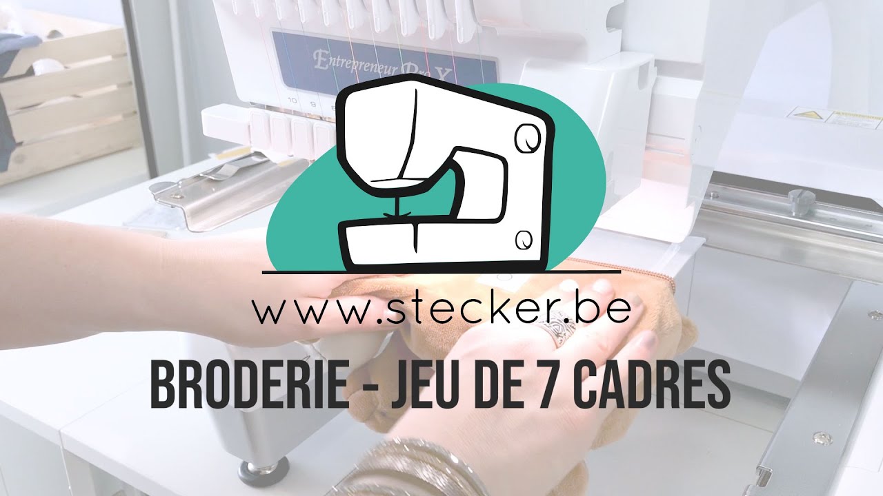 Broderie - Jeu de 7 cadres (aimanté)