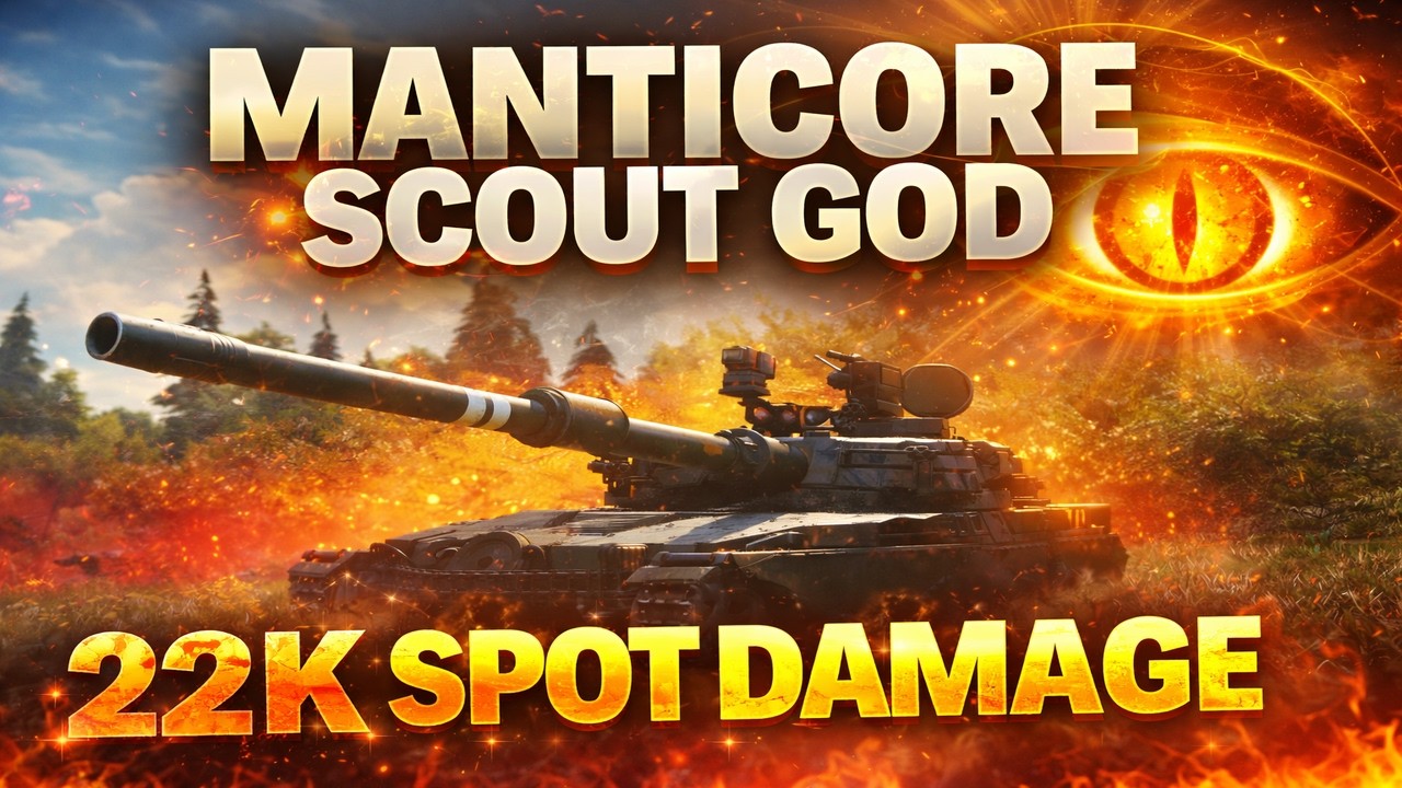 Manticore SCOUT GOD 👁️ 22K SPOT DAMAGE on Malinovka | WoT 2.0